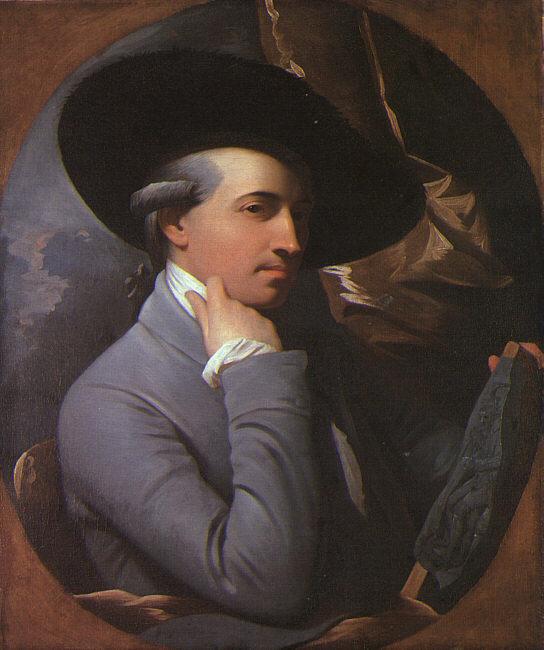 WEST, Benjamin Self-Portrait oil painting image